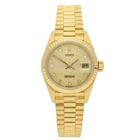 rolex ladies second hand watches